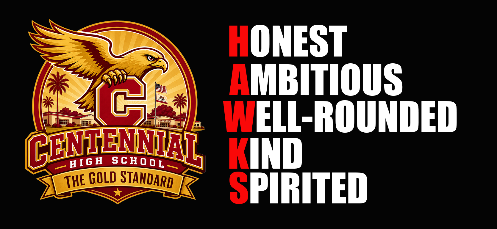 Centennial Honest Ambitious Well-Rounded Kind Spirited