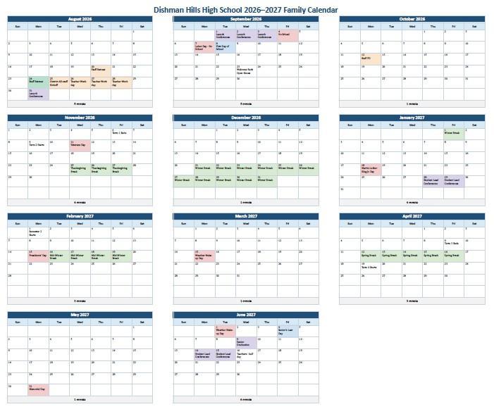DHHS 2026-2027 Calendar Featured Photo