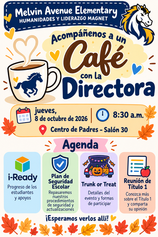 Coffee with the principal SPANISH