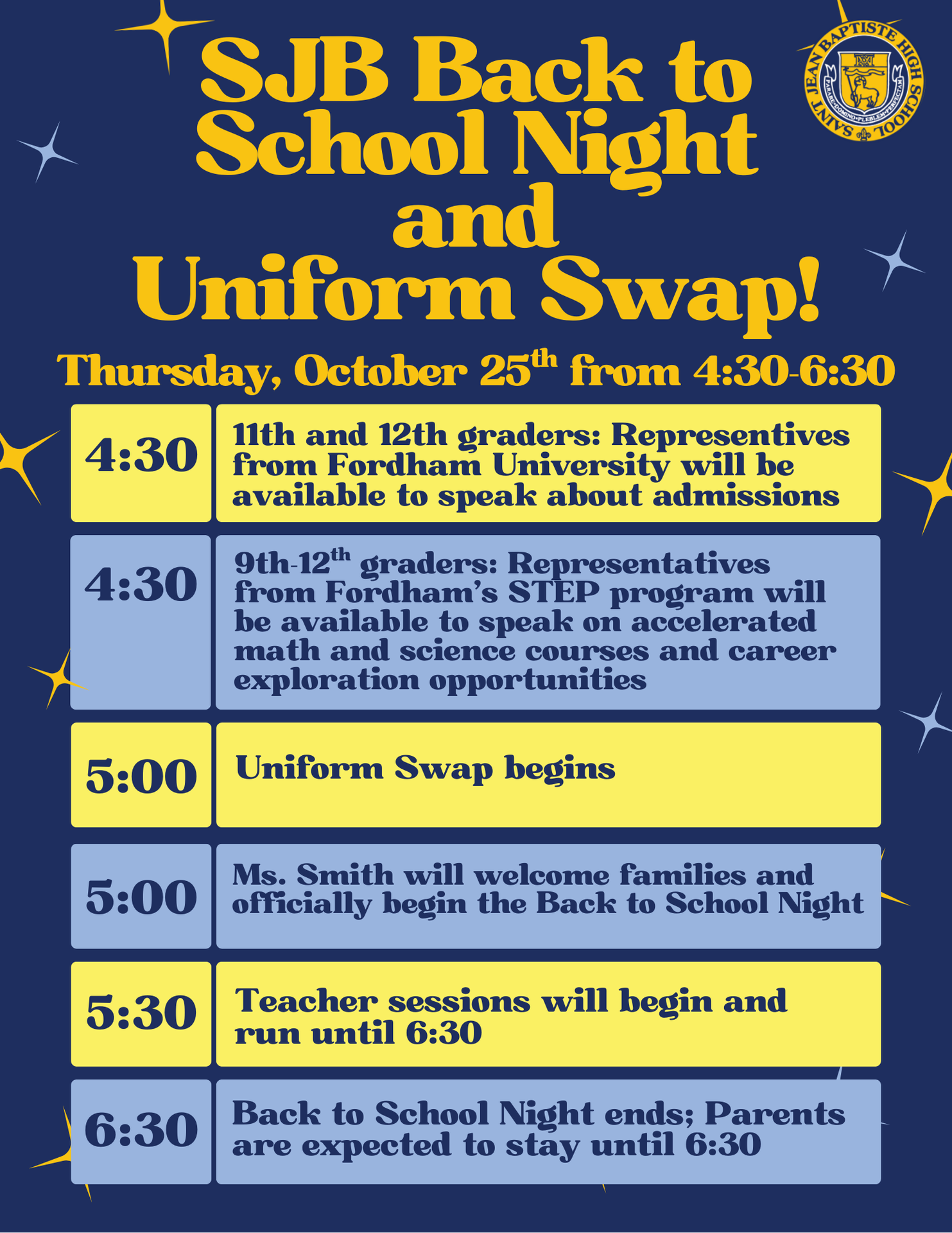 Back to School Night