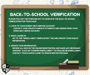 Back to School verification