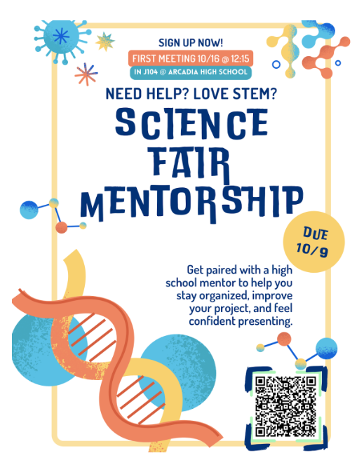 Science Fair Mentorship Flyer