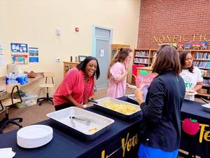 This morning, we had the privilege of treating our incredible teachers to a full breakfast from Daddy's in the Pass.