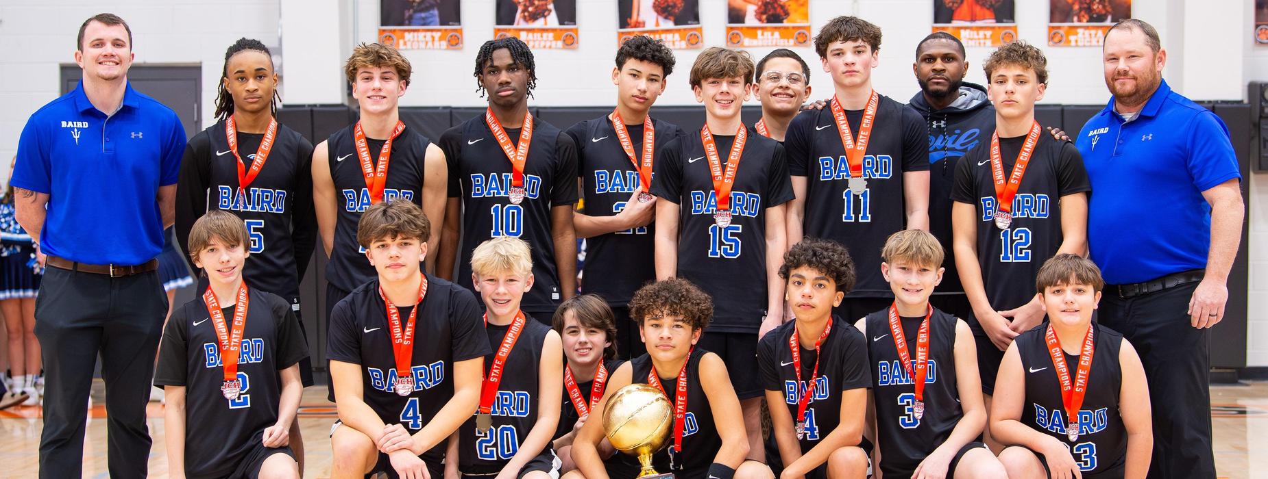 WJB Boys Basketball 2026 State Champions