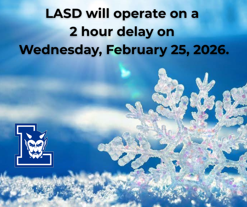 2 hour delay today, 2/25/26