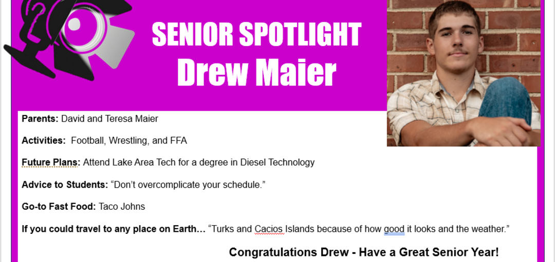 Drew Maier Spotight
