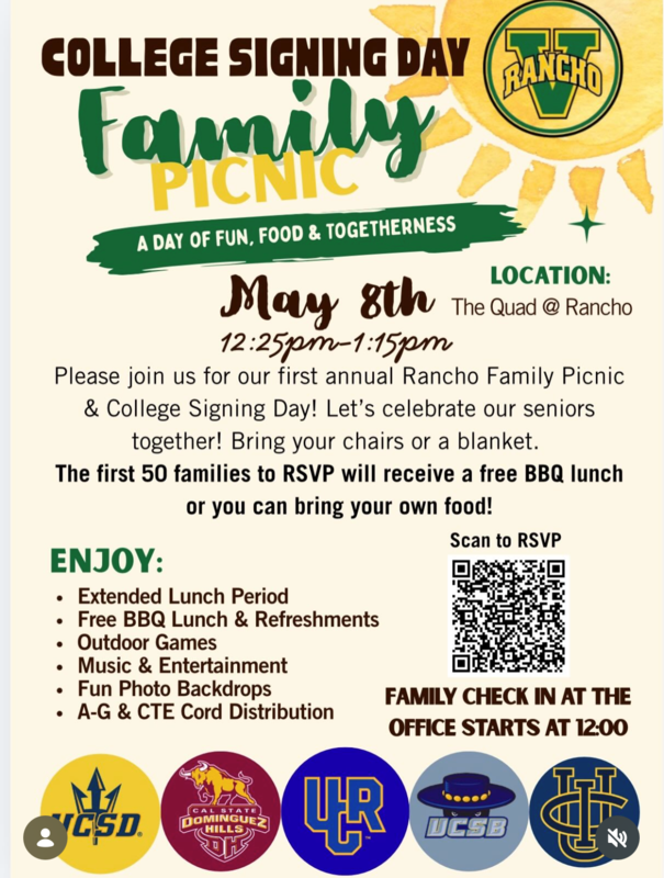 College Signing Day and Family Picnic! Featured Photo