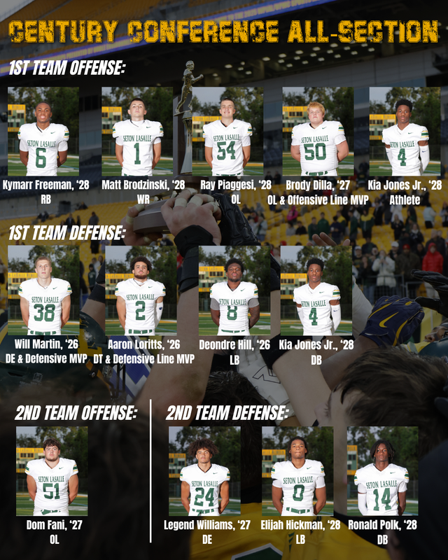 Congratulations to our Rebels football All-Section players!