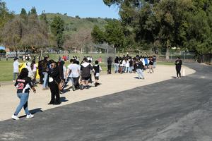 MLK march at Marshall Middle School - image for web