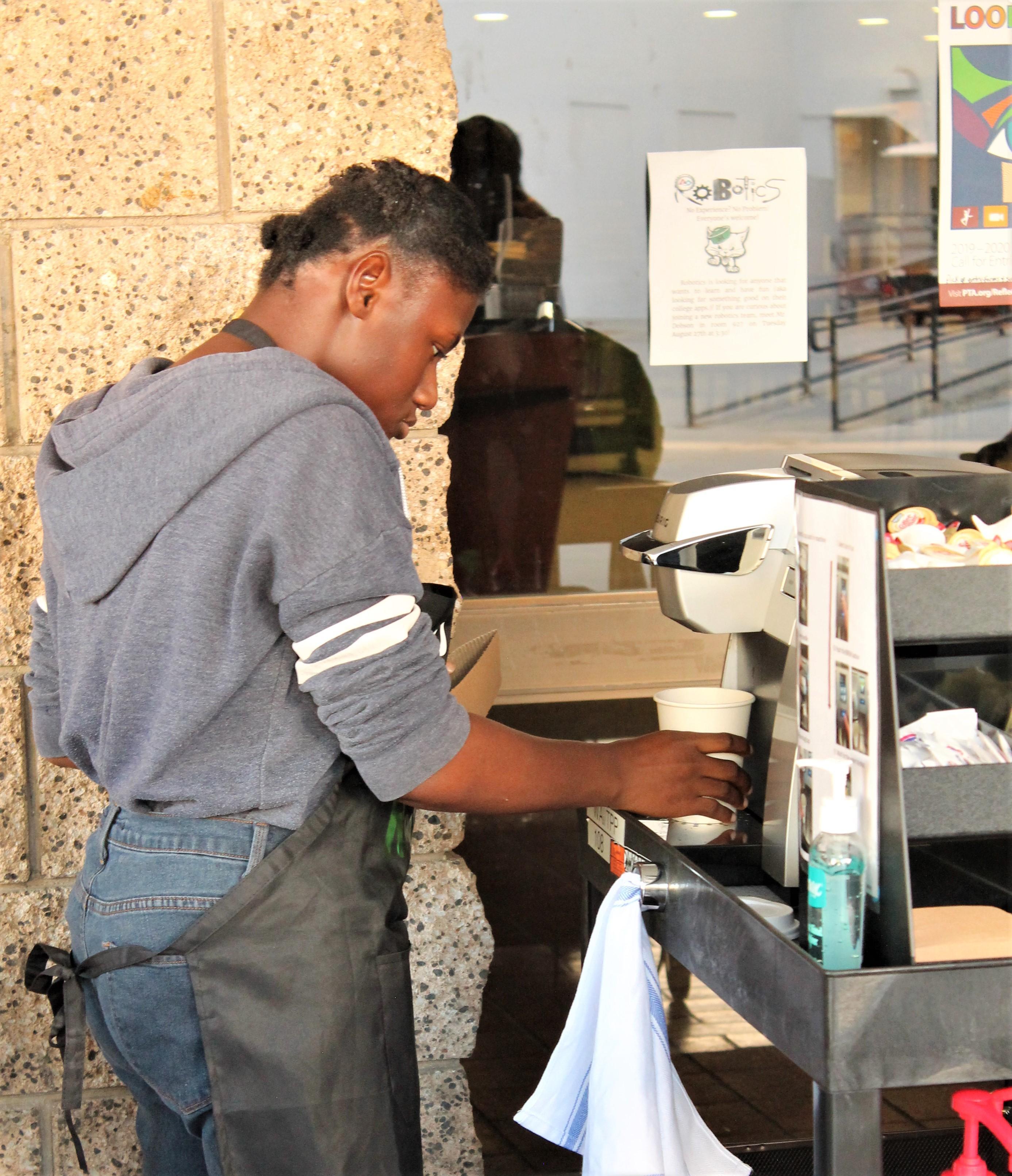 Monrovia High School Students Learn Job Skills Through Coffee Cart