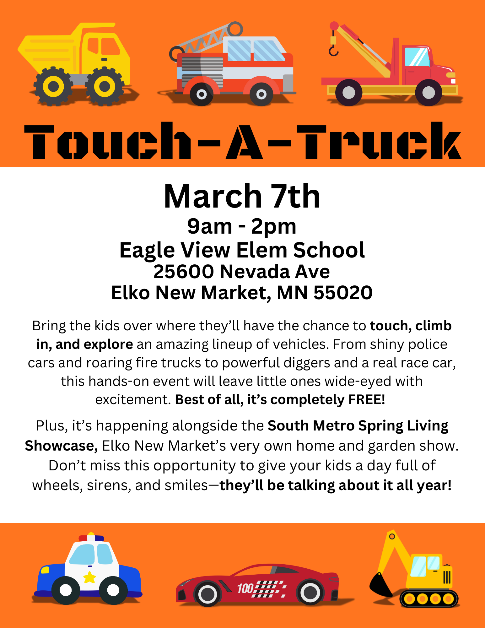 Touch a Truck - March 7th