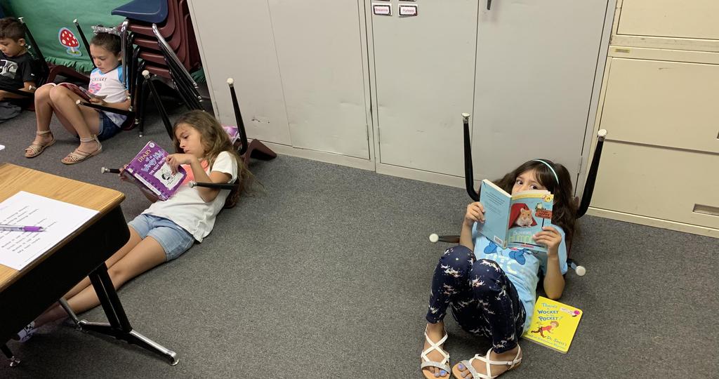 Children reading