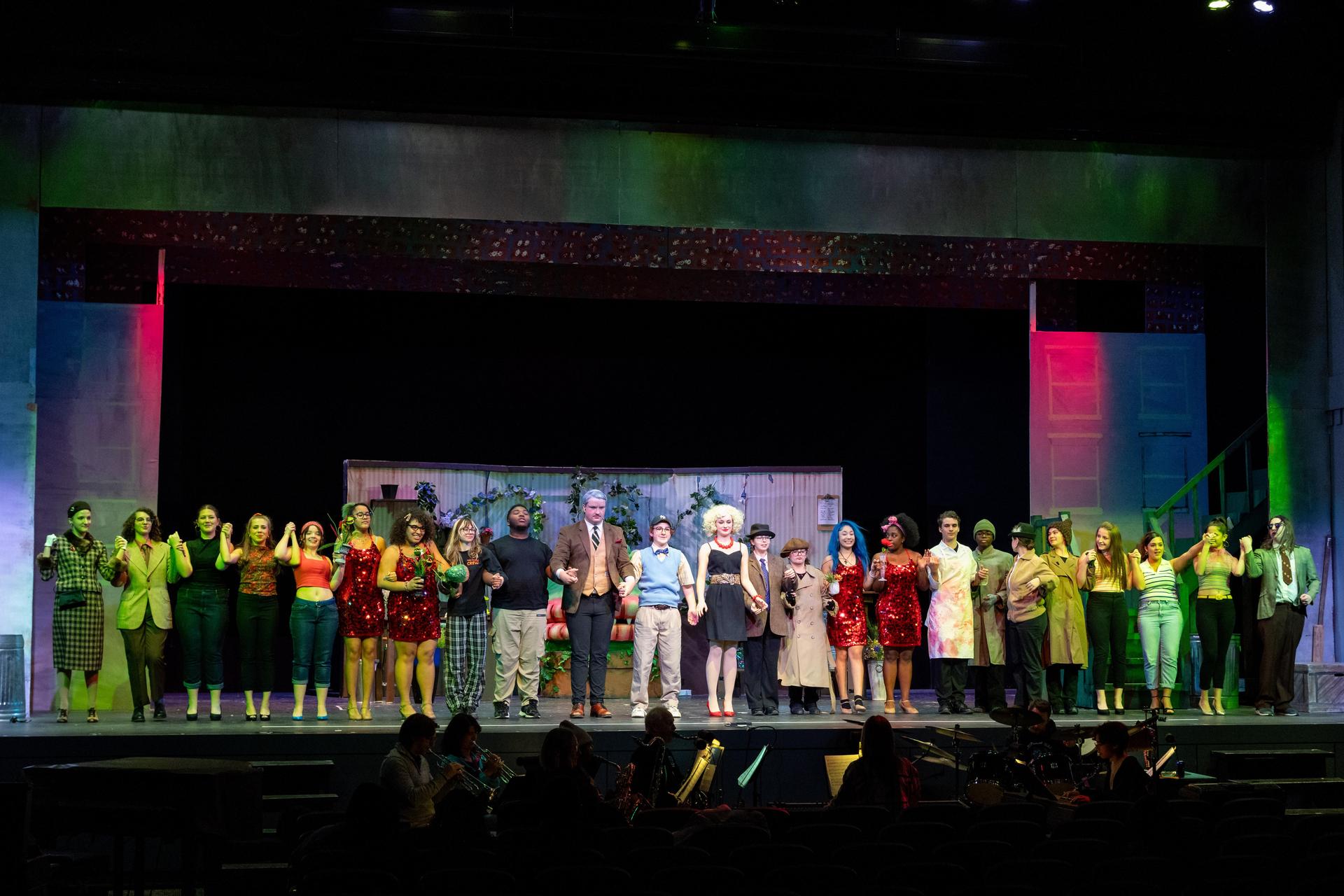 A scene from Little Shop of Horrors