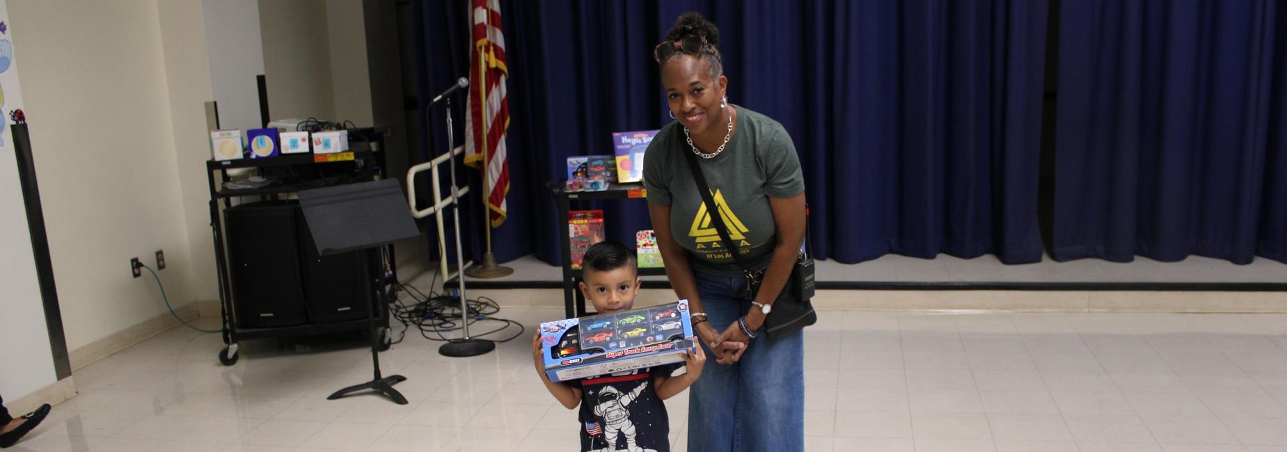 August perfect attendance raffle winner room 6