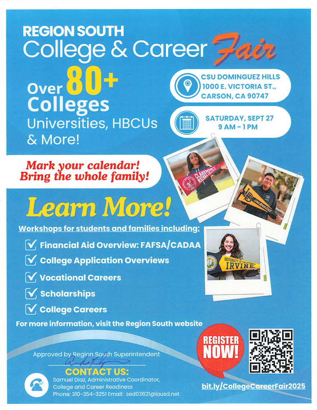 Region South: College & Career Fair! Featured Photo