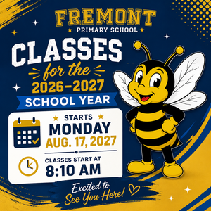 First Day of School Aug. 17, 2027  Classes start 8:10 am.  Primer día de clases: 17 de agosto de 2027. Las clases comienzan a las 8:10 a. m.