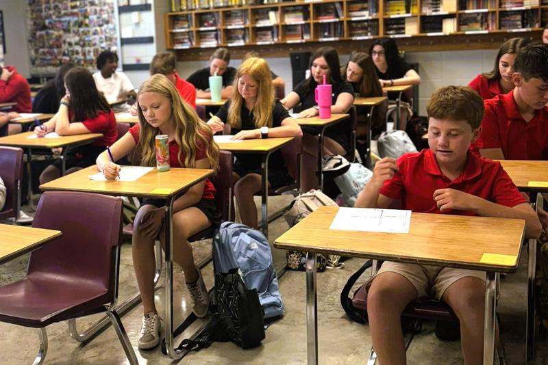 West Lauderdale Middle School Class