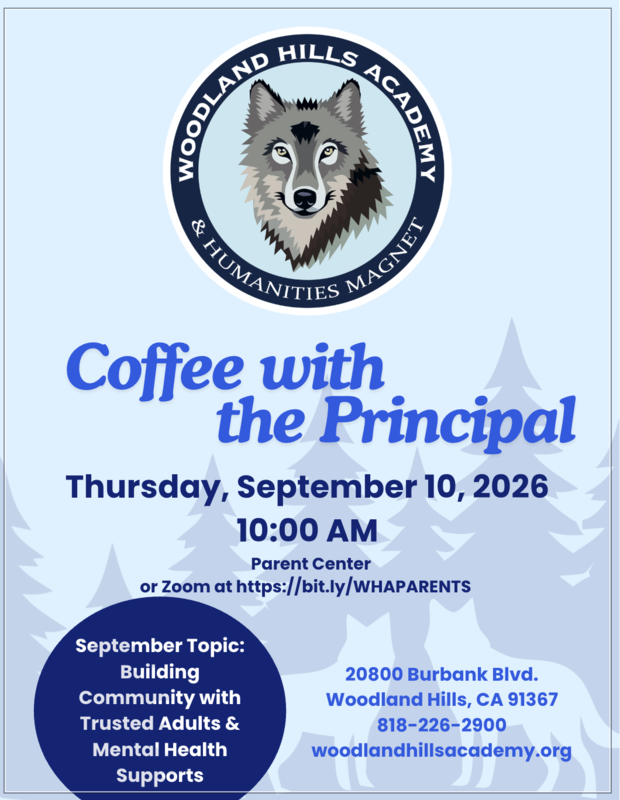 Coffee with the Principal - Thursday, September 10, 2026 - 10AM Featured Photo