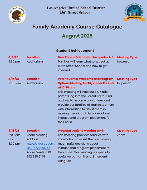 August Course Catalogue 2025