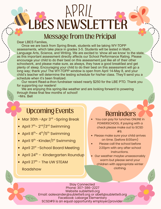 April Newsletter