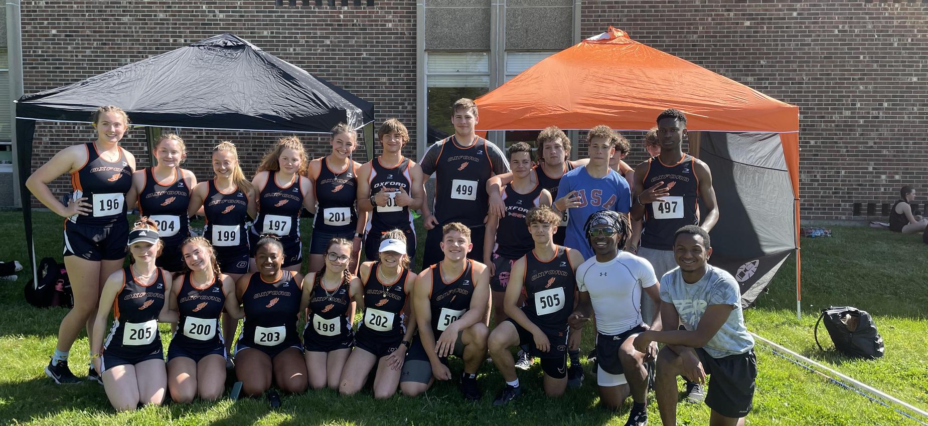 Track and field spring team photo