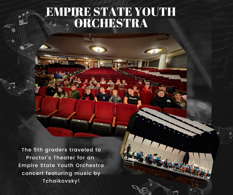 North Warren 5th Grade Enjoys Symphonic Field Trip Empire State Youth Orchestra (ESYO)