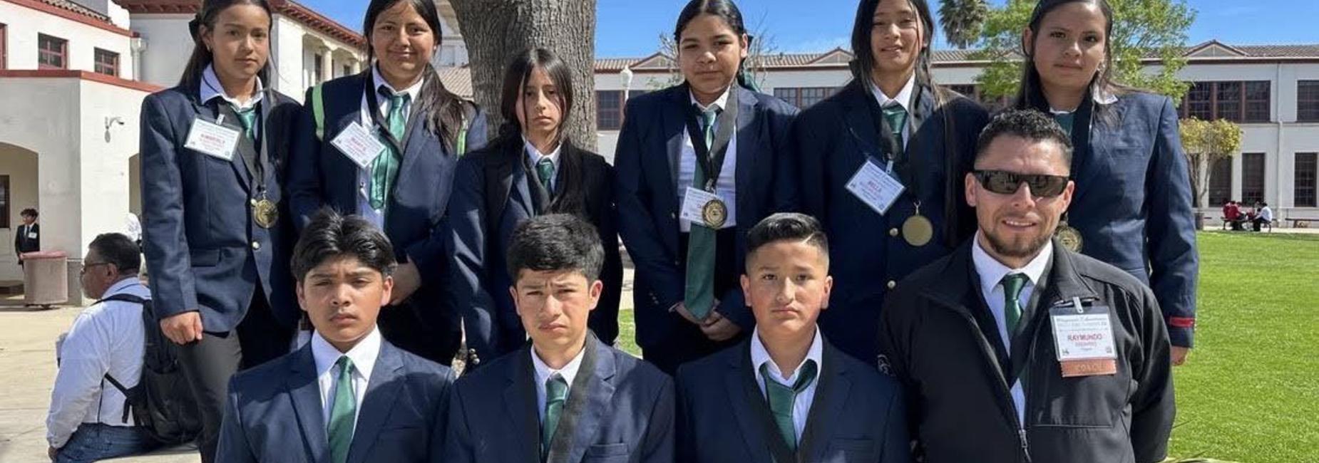 group of students and a teacher