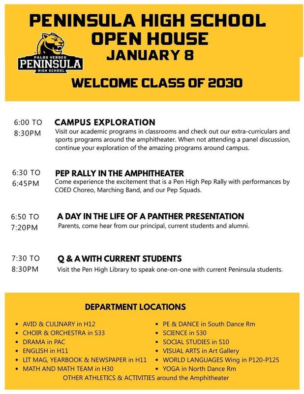 OPEN HOUSE THURSDAY EVENING! Thumbnail Image