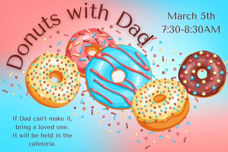 Donuts with Dad invite