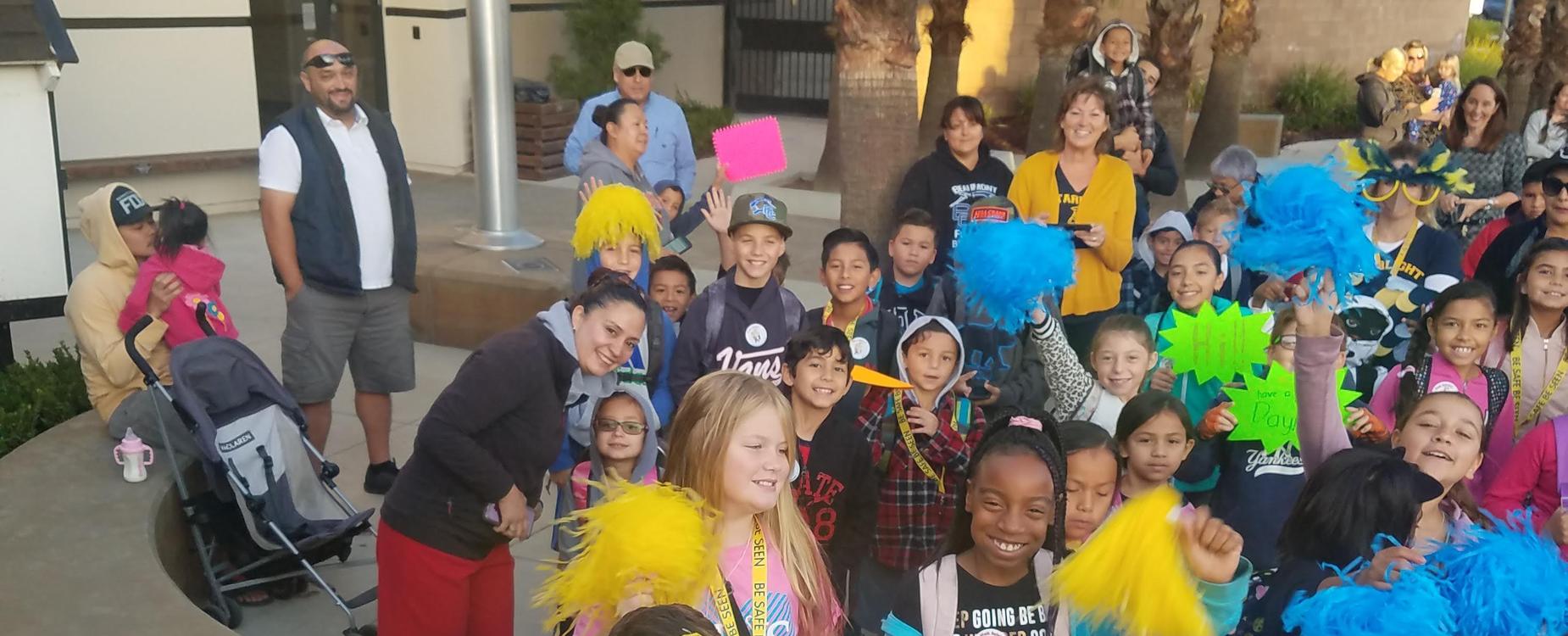 Walk to school day