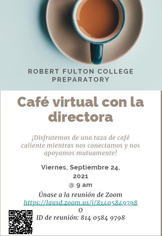 Coffee with the Principal - Cafe con la directora Featured Photo