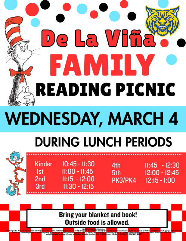 DR SEUSS FAMILY READING PICNIC