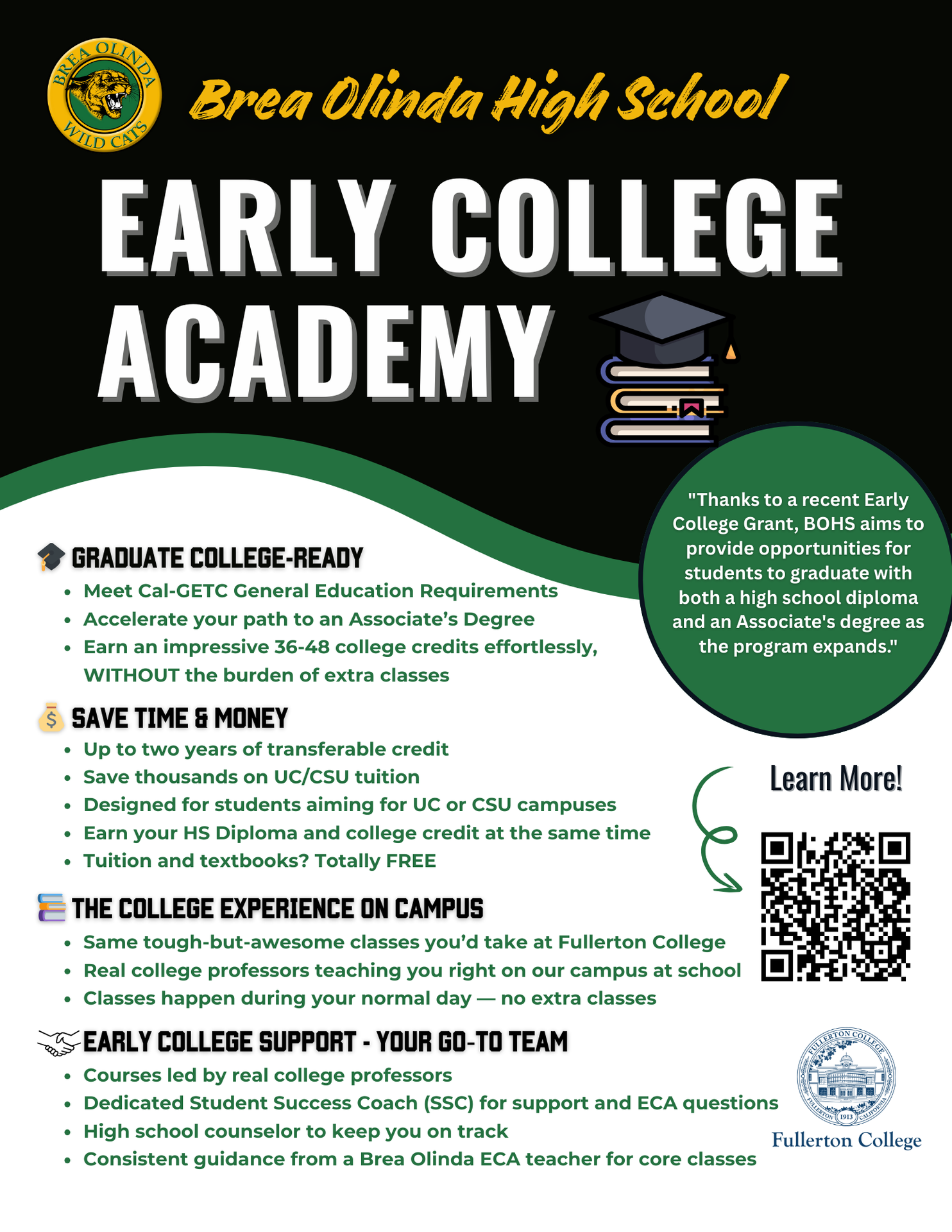 Class of 2029 Schedule