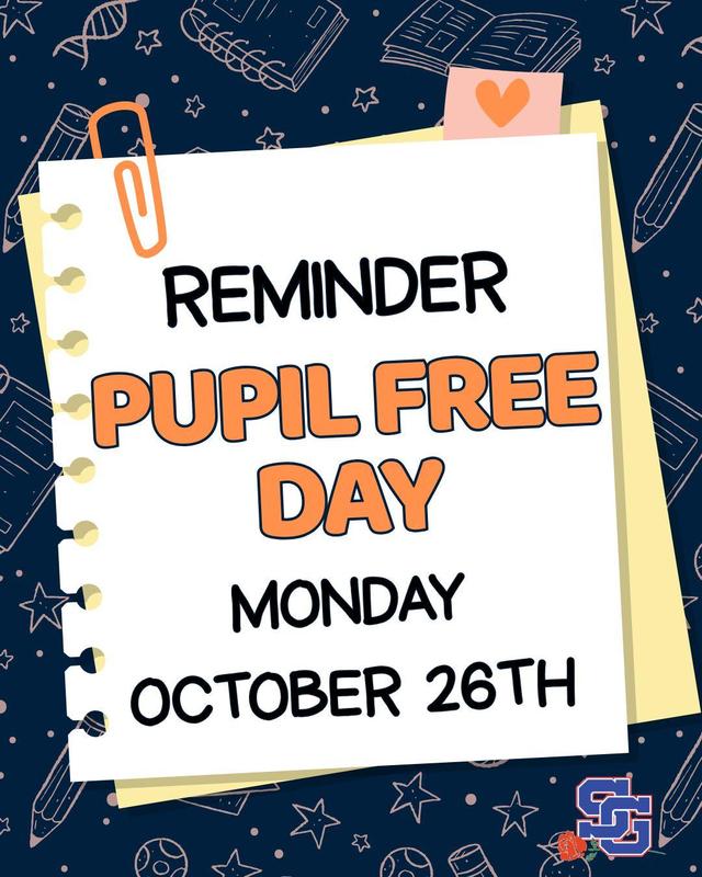 Pupil Free Day - Monday October 26th, 2026 Featured Photo