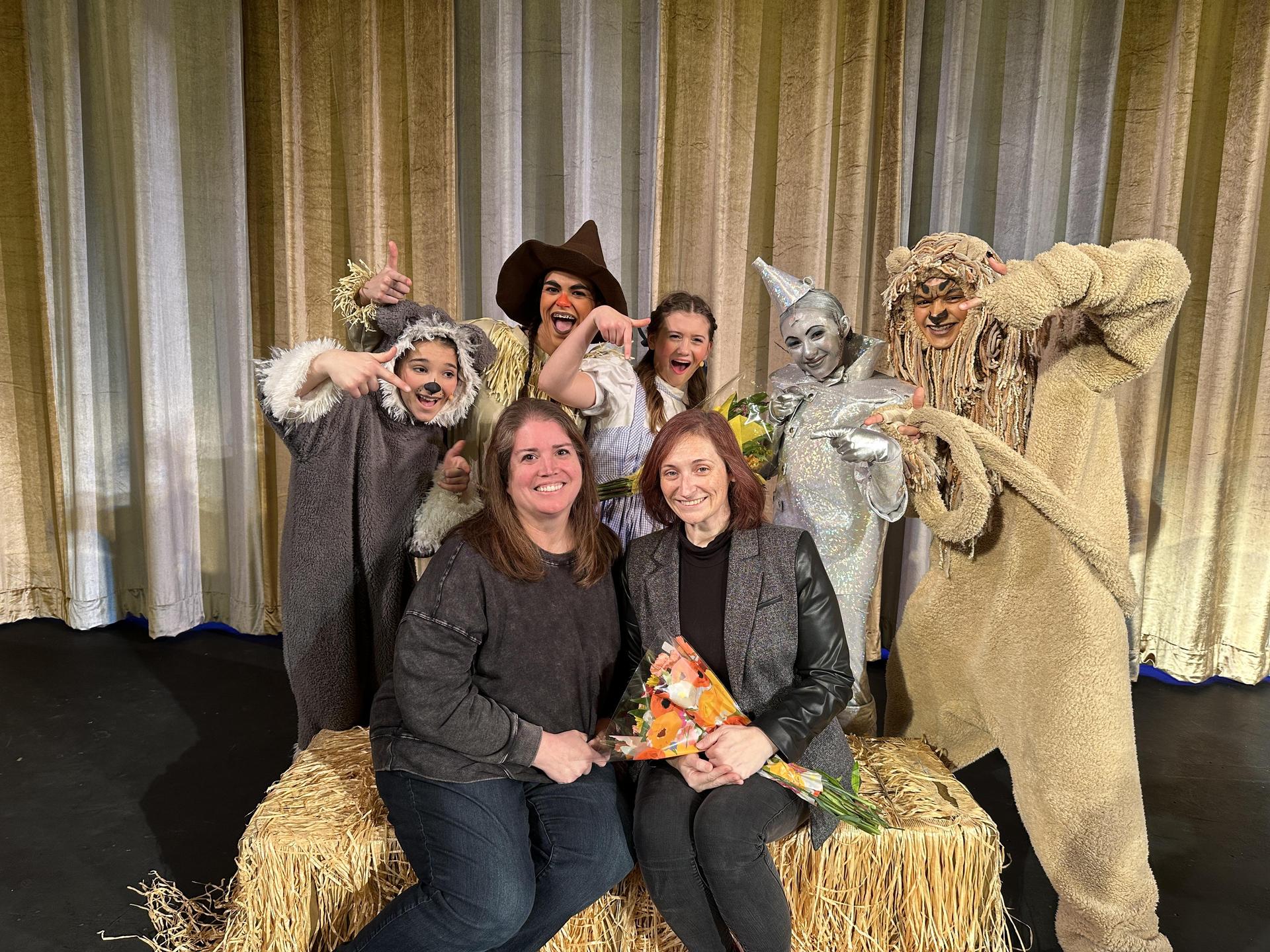 photos of choir and drama students