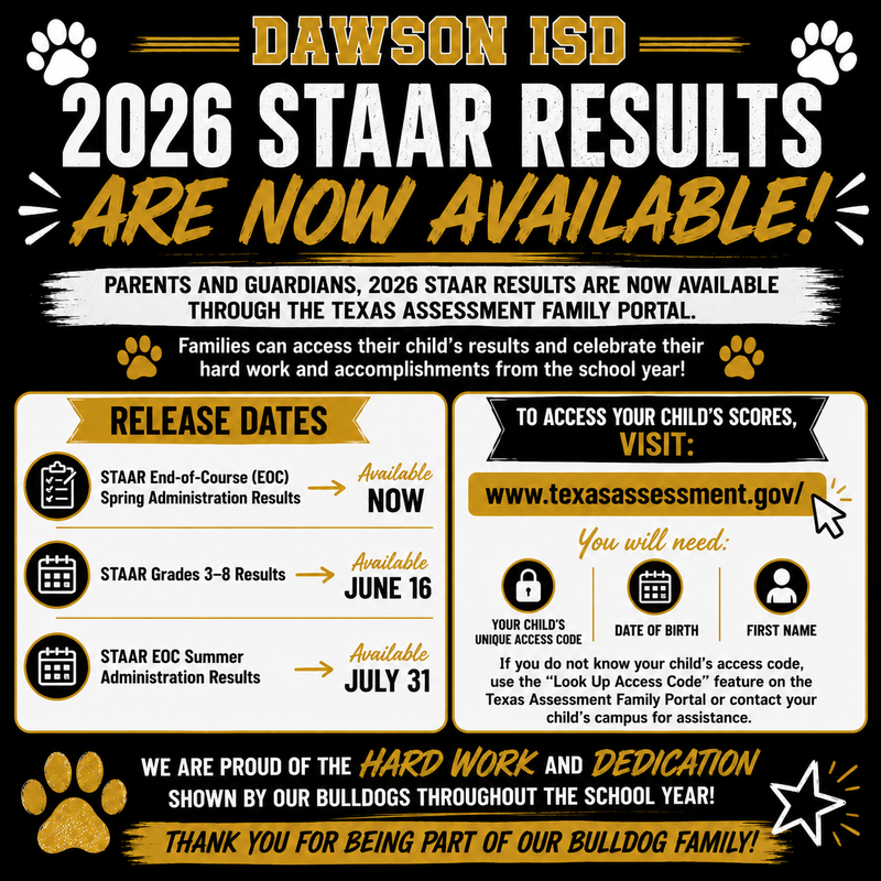 STAAR Results Available Featured Photo