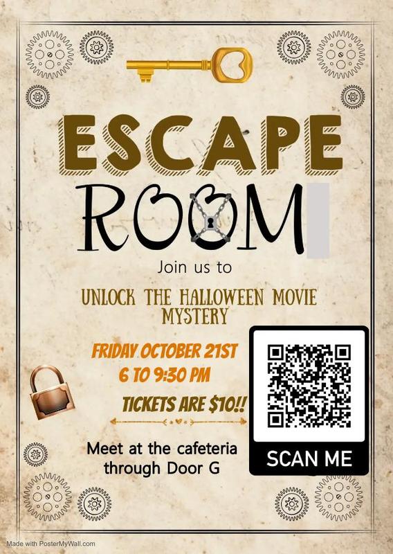 Middle School Students: Purchase Your Tickets Now for the Halloween Escape Room Event on 10/21 Featured Photo