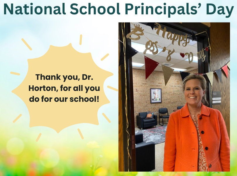 National School Principals' Day - picture of Dr. Horton