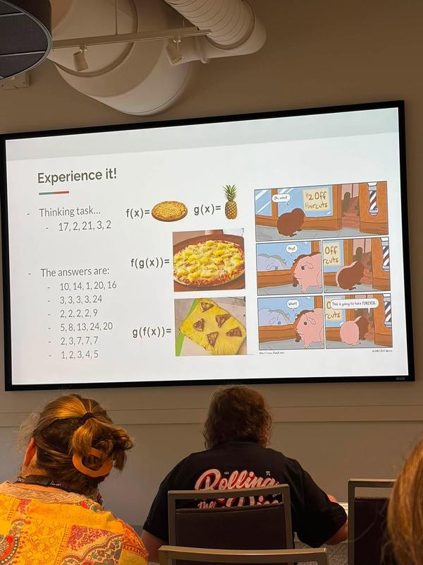 student samples at conference