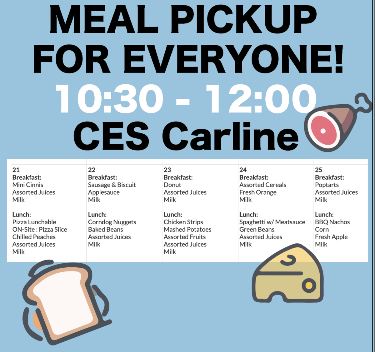meal pick up