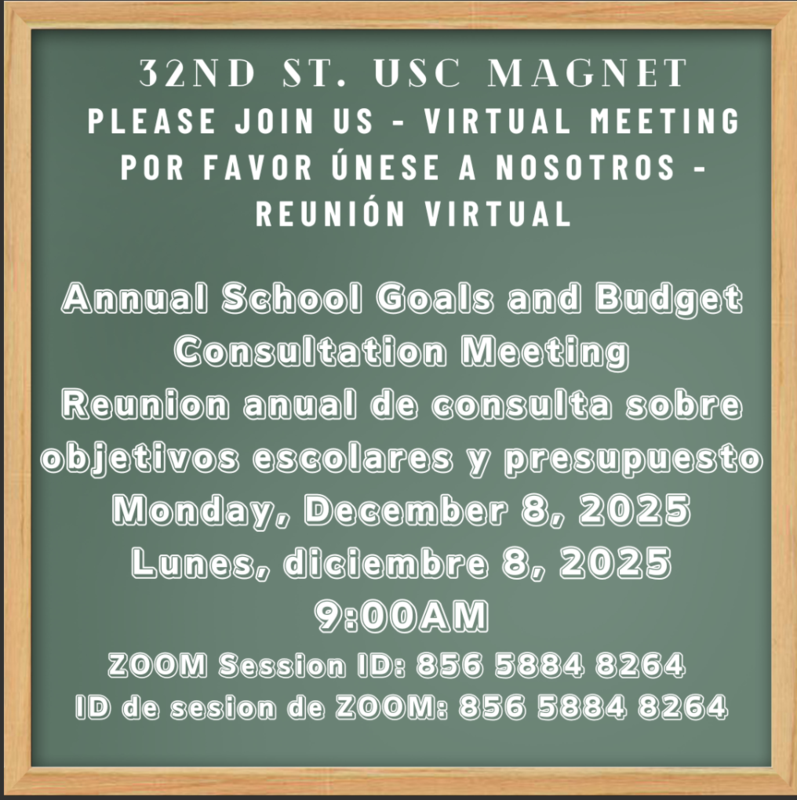 School Budget Consultation Meeting