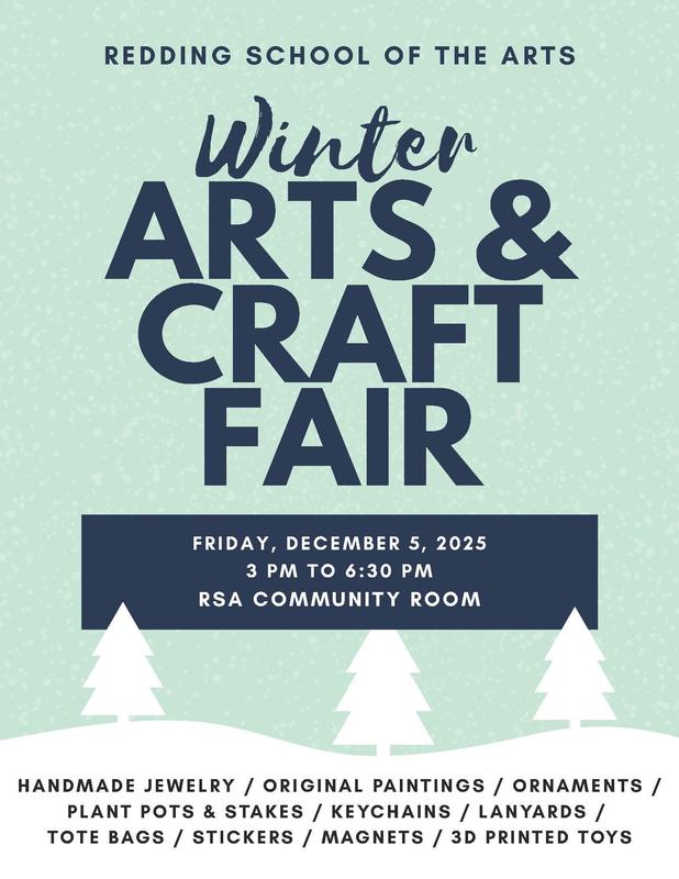 Winter Arts & Craft Fair Dec.5th  3pm - 6:30 RSA Community room
