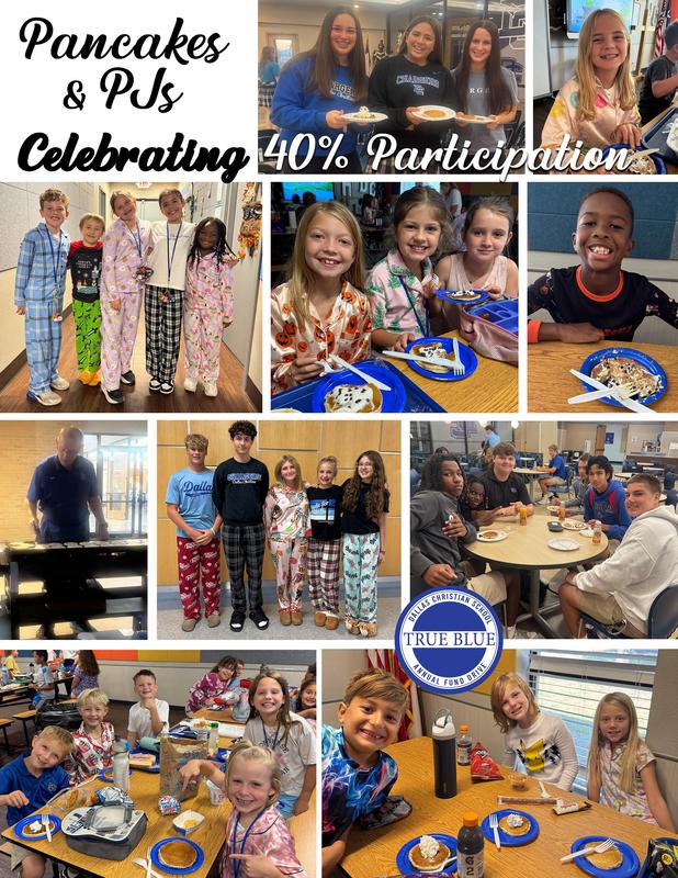 Last week was Pancakes & PJs to celebrate 40% participation!! Featured Photo