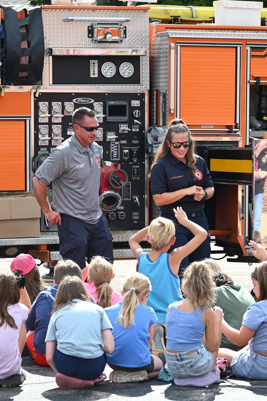 Fire Department visits students