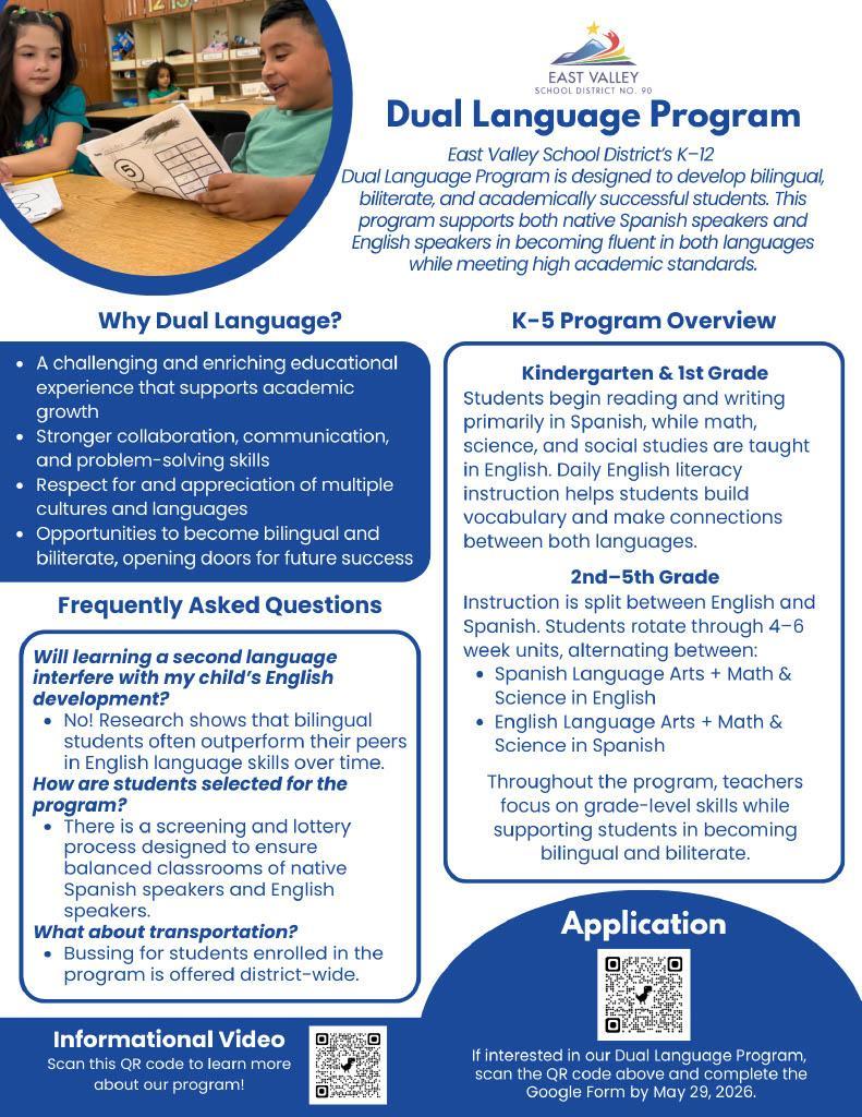 Frequently Asked Questions – Dual Language – East Valley School ...