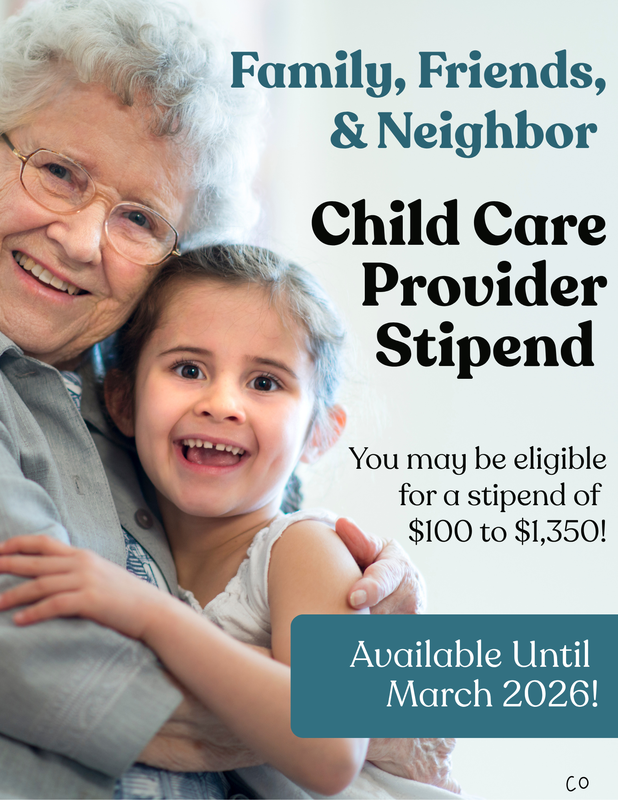 FFN Child Care Provider Stipend Available Now!
