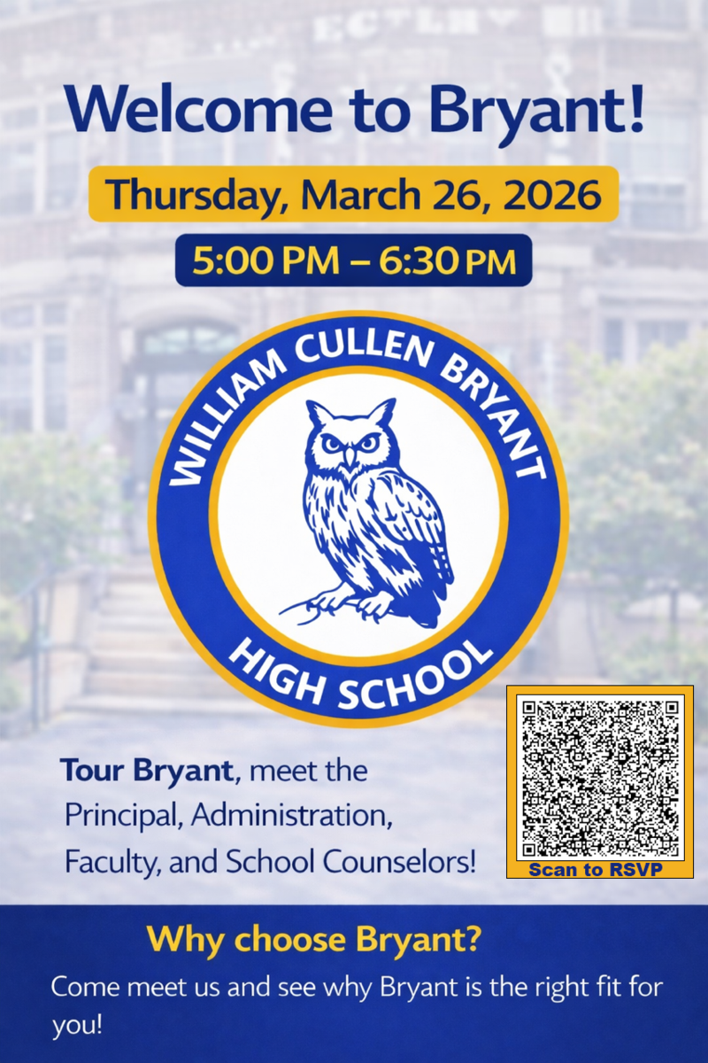 Welcome to Bryant Schoool tour on 3/26/2026 at 5:00 PM - 6:30 PM