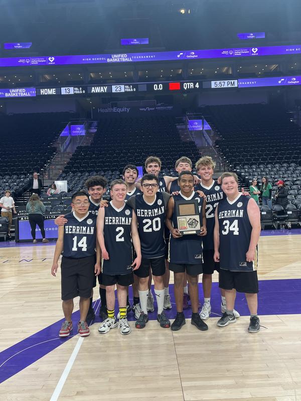 Picture of Unified State Champions Basketball Team