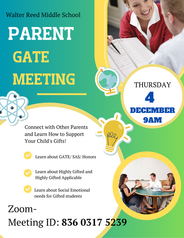 Are you a Reed Middle School parent interested in gifted testing and program opportunities? Featured Photo