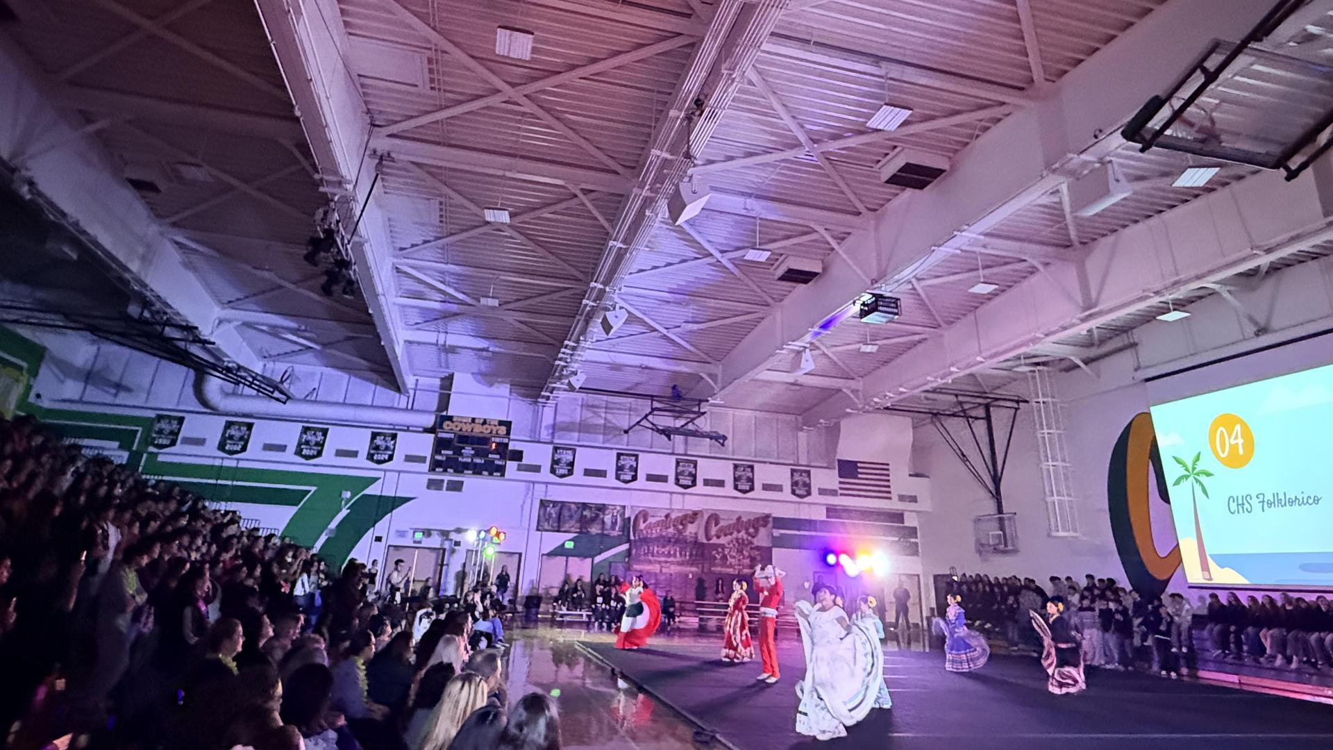 rally, folklorico dancing
